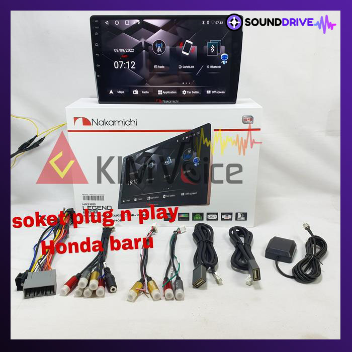 Head Unit Android Nakamichi 9/10 inch OEM CRV Turbo 2016 up Soket pnp - 9 inch, RAM 4/64GB - Image 2
