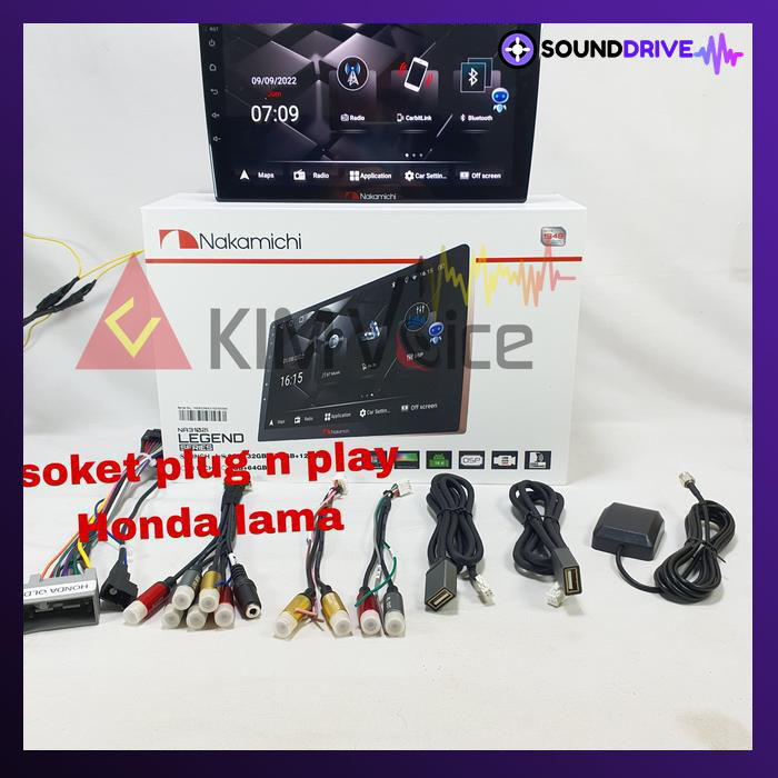 Head Unit Android Nakamichi OEM Brio/Mobilio 2012-2015 soket pnp - 9 inch, RAM 4/64GB - Image 2