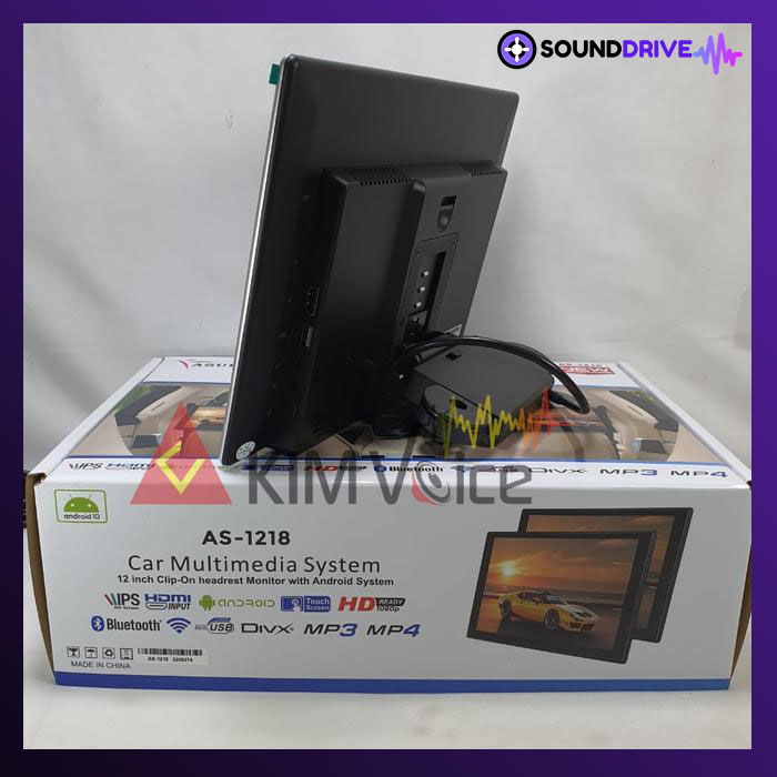 Headrest Android clip on ASUKA AS-1218 12.1 inch - Image 3