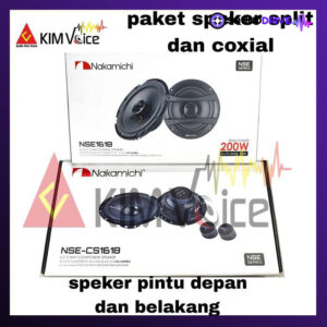 Paket Audio Speaker Split-Coxial Nakamichi NSE-CS1618 Speaker mobil