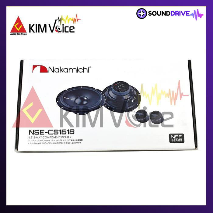 Paket Audio Speaker Split-Coxial Nakamichi NSE-CS1618 Speaker mobil - Image 2