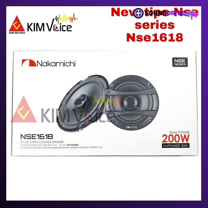 Paket Audio Speaker Split-Coxial Nakamichi NSE-CS1618 Speaker mobil - Image 4