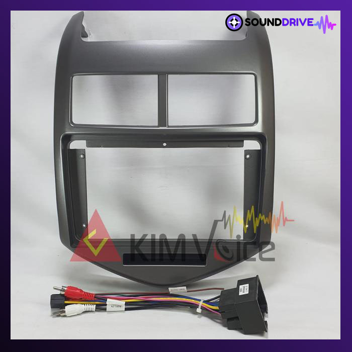 Frame Head Unit Android 9 inch for Chevrolet Aveo - Image 3
