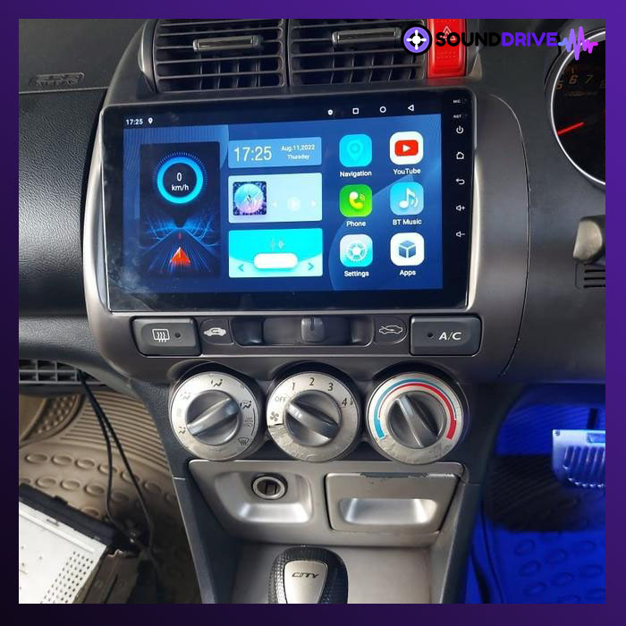 Head Unit Android Intersys 9 inch OEM Honda Jazz lama 2002-2007 - Image 5