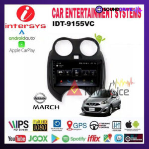 Head Unit Android Intersys 9 inch OEM Nissan March Voice Command