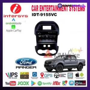 Head unit Android Intersys 9 Inch OEM Ford Ranger 2012 up soket canbus