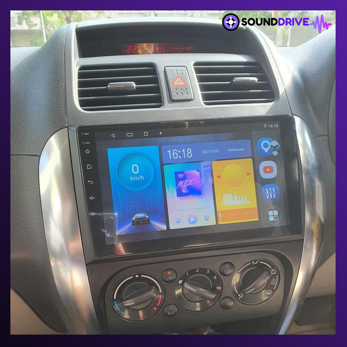 Head unit Android Intersys 9 Inch OEM SX4 ( X-OVER ) Baleno Lama - Image 5