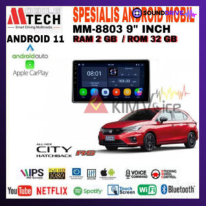 Head Unit Android Mtech 9 inch OEM Honda City 2021 Up Soket PNP - 4/64GB