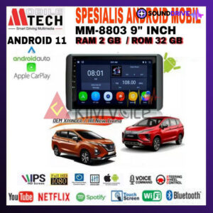 Head Unit Android Mtech 9 inch OEM Expander New Livina Soket PNP - 4/64GB, 10 inch