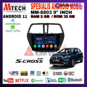 Head Unit Android Mtech 9 inch OEM Suzuki SX4 S Cross 2014 Up PNP - 2/32GB