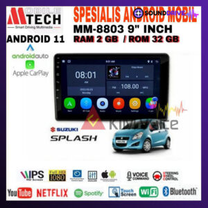 Head Unit Android Mtech 9 inch OEM Suzuki Splash Soket PNP - 4/64 GB