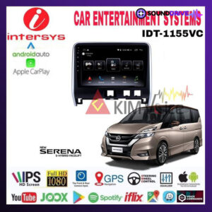 Head Unit Android Intersys 10 inch OEM Serena C27 Soket pnp