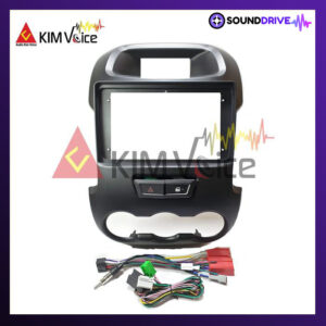 Frame Head unit Android 9 Inch Ford Ranger 2012 up + Soket plug n play