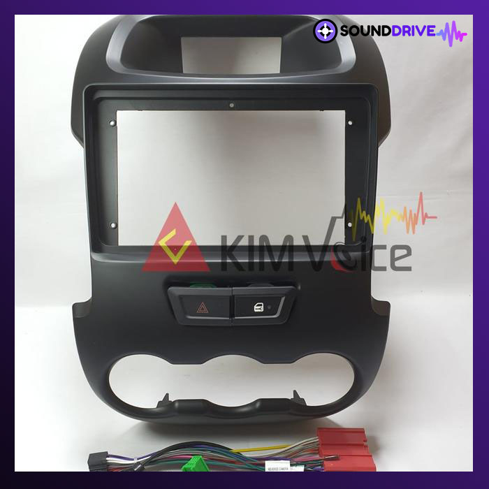 Frame Head unit Android 9 Inch Ford Ranger 2012 up + Soket plug n play - Image 2