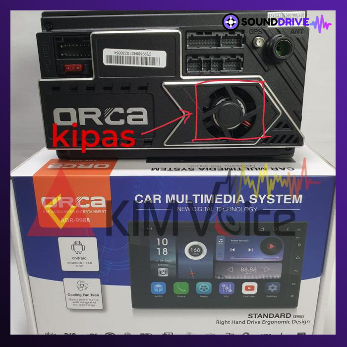 Head unit Android Orca New standar 7 inch OEM Brio Jazz Mobilio Freed - Image 4