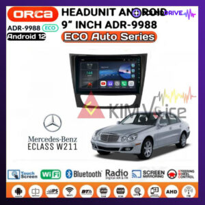 Head unit Android Orca Eco 9 inch OEM Camry 2002-2005 Soket pnp - wood
