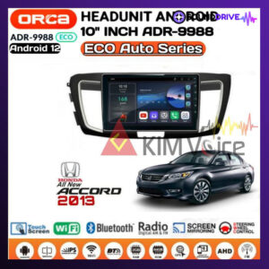 Head unit Android Orca Eco 10 inch OEM Honda Accord 2013 Soket PNP