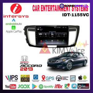 Head unit Android Intersys OEM Honda Accord 2013 10 Inch Soket PNP