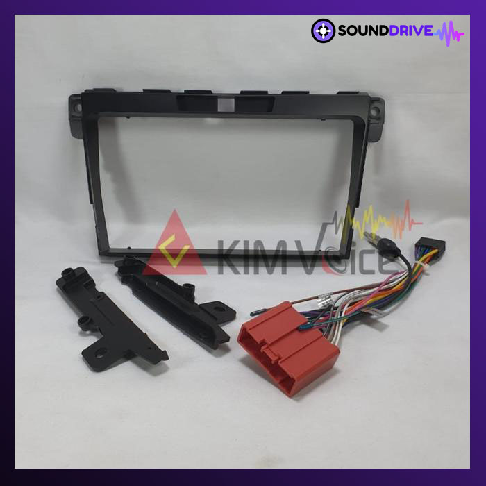 Head unit Android Intersys OEM Mazda CX7 2007-2014 9 Inch Soket pnp - Paket Frame - Image 4