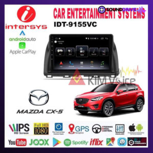 Head unit Android Intersys OEM Mazda CX5 2011-2015 9 Inch Soket PNP - 2012-2015