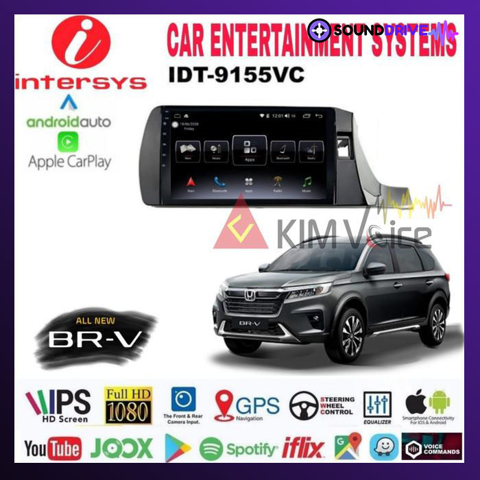 Head unit Android Intersys 9 Inch OEM All New BRV/WRV 2022 up