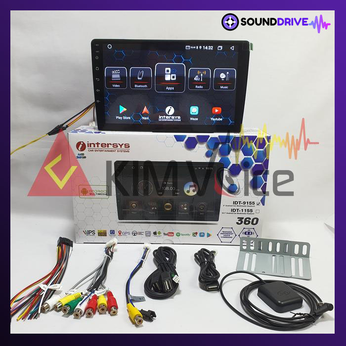 Head unit Android Intersys 10 Inch OEM Avanza 2022 up Soket PNP - Image 2