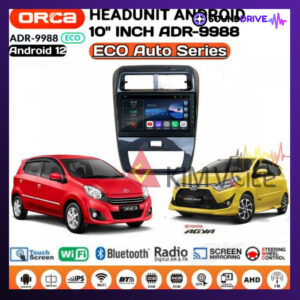 Head Unit Android Orca Eco 10 inch OEM Agya Ayla 2020 up