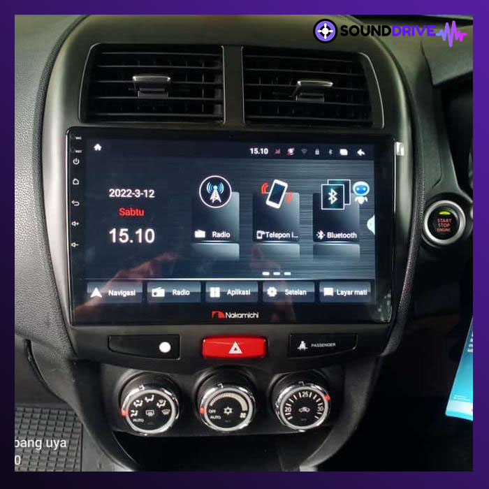 Frame Head Unit Android 10 inch Mitsubishi Outlander Sport 2012-2018 - Image 2