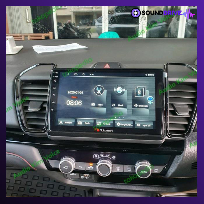 Frame Head Unit Android 9 inch for Honda City Hatchback RS 2021 - Image 4