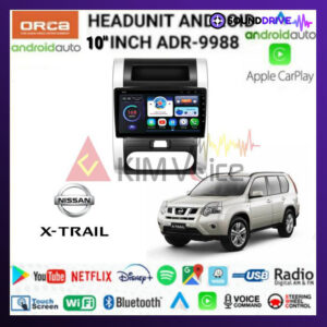 Head unit Android Orca 10 inch OEM Xtrail 2007-2014 soket pnp