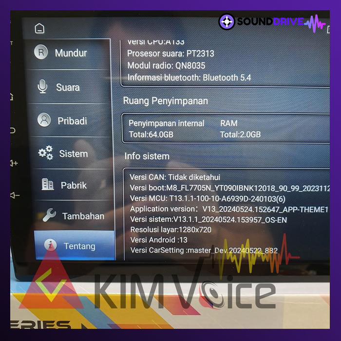 Head Unit Android MIRAI 9 inch OEM Ford Ranger - Everest - Mazda BT-50 - Image 4