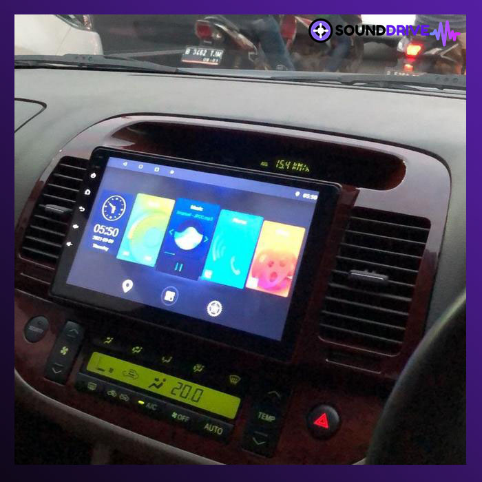 Head unit Android Orca Eco 9 inch OEM Camry 2002-2005 Soket pnp - wood - Image 5