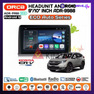 Head Unit Android Orca Eco OEM CRV Turbo 2017 Up Soket PNP 9/10 inch - 9 INCH