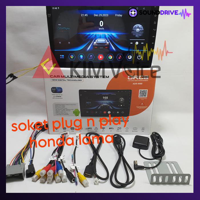 Head Unit Android ORCA ECO 10 inch OEM Honda FREED + Soket PNP - Hazard Atas - Image 5