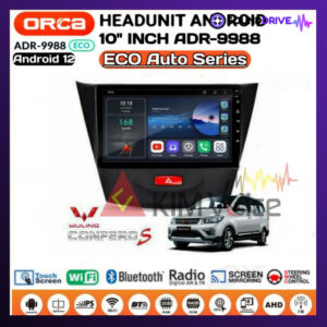 Head Unit Android ORCA ECO 10 inch OEM WULING CONFERO S + Soket PNP