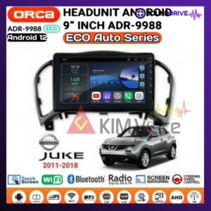 Head Unit Android Orca Eco 9 inch OEM Nissan Juke 2011-2018 Soket pnp