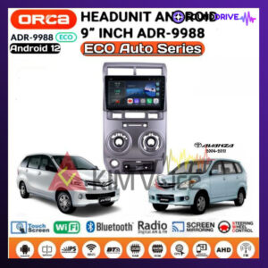 Head Unit Android Orca Eco 9 inch OEM Avanza-Xenia 2004-2011 Soket pnp