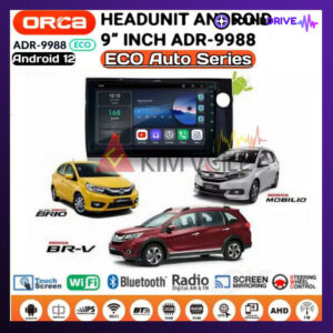 Head Unit Android Orca Eco 9 inch OEM Honda Brio/Mobilio/BRV Soket pnp