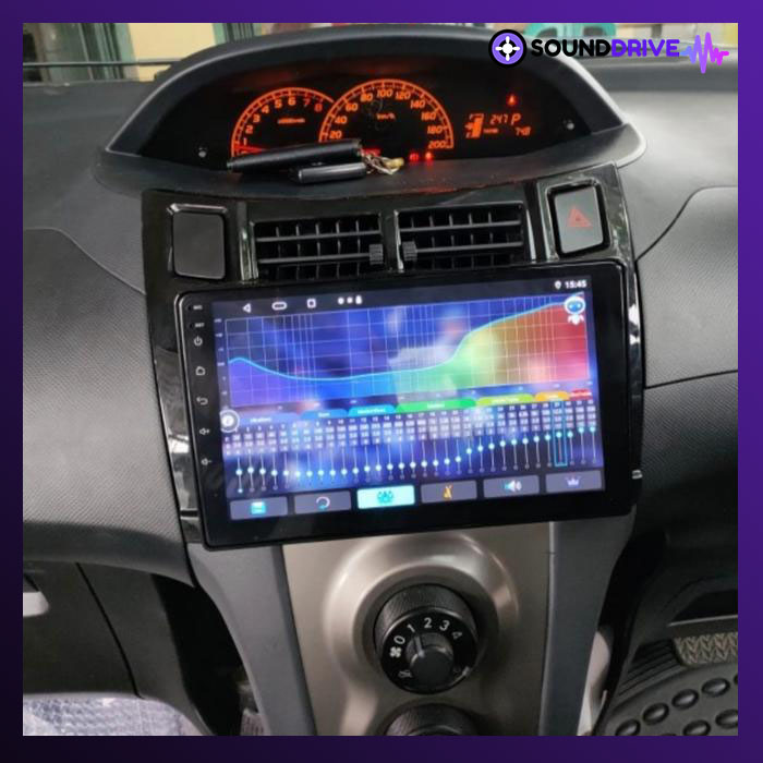 Frame head unit Android 9 inch for Yaris Lama 2005-2013 - Image 2
