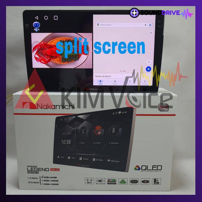 Head unit Android Nakamichi Legend NA3102i RAM 4/64GB - 9 Inch - Image 4