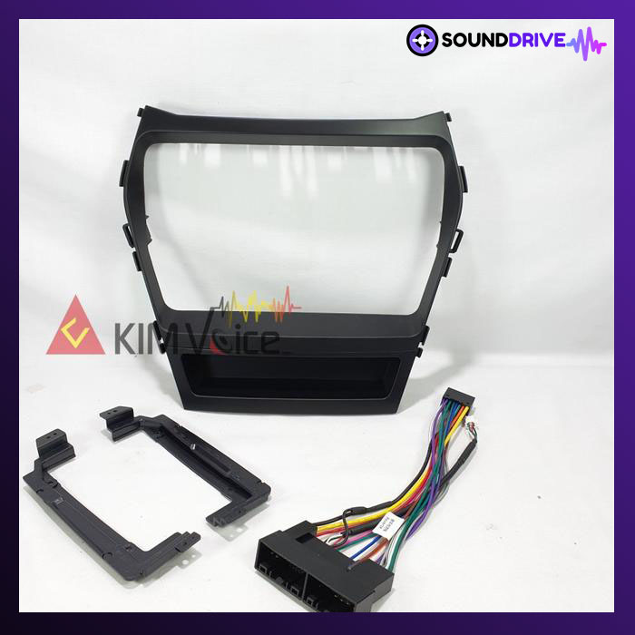 Head Unit Android Intersys 9 Inch OEM Hyundai Santa Fe 2012 up +soket - Image 4