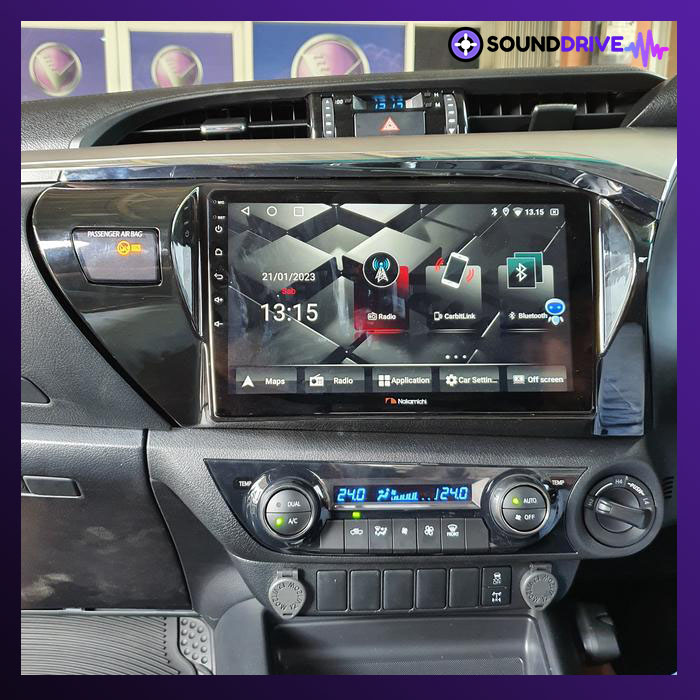 Head unit Android Orca 10 inch OEM Hilux 2016 up Soket pnp - Image 5