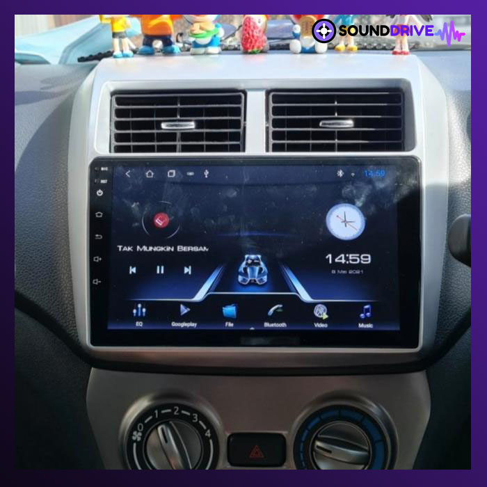 Head unit Android Intersys 9 Inch OEM AGYA AYLA Soket PNP IPS - Image 5