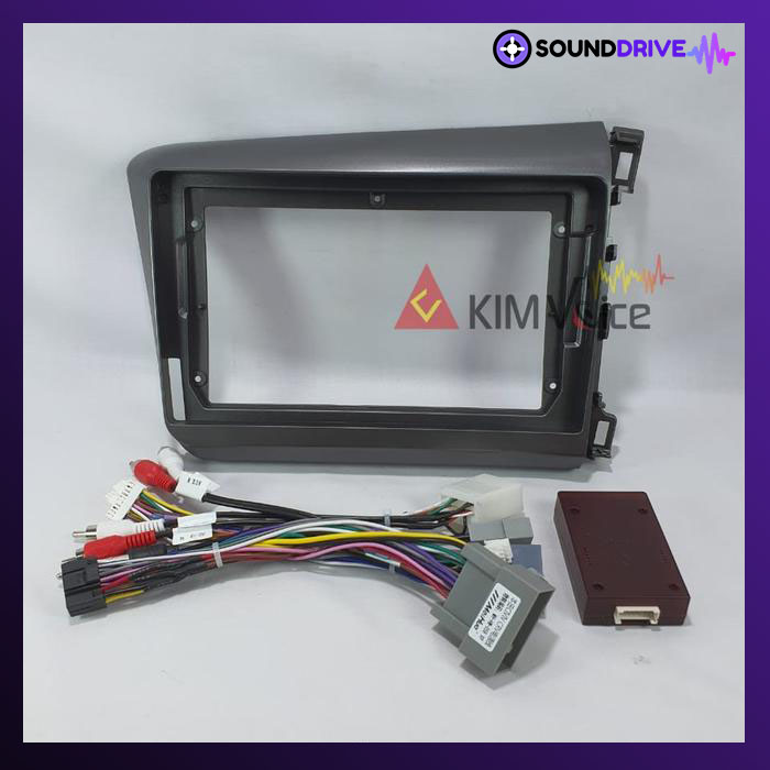 Frame Head unit Android 9 inch for Honda CIVIC 2012 - 2015 - Image 3