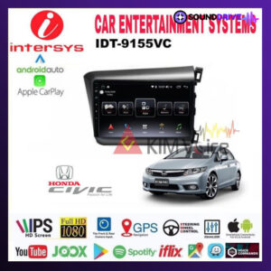 Head unit Android Intersys 9 Inch OEM CIVIC 2012 - 2015 + CANBUS