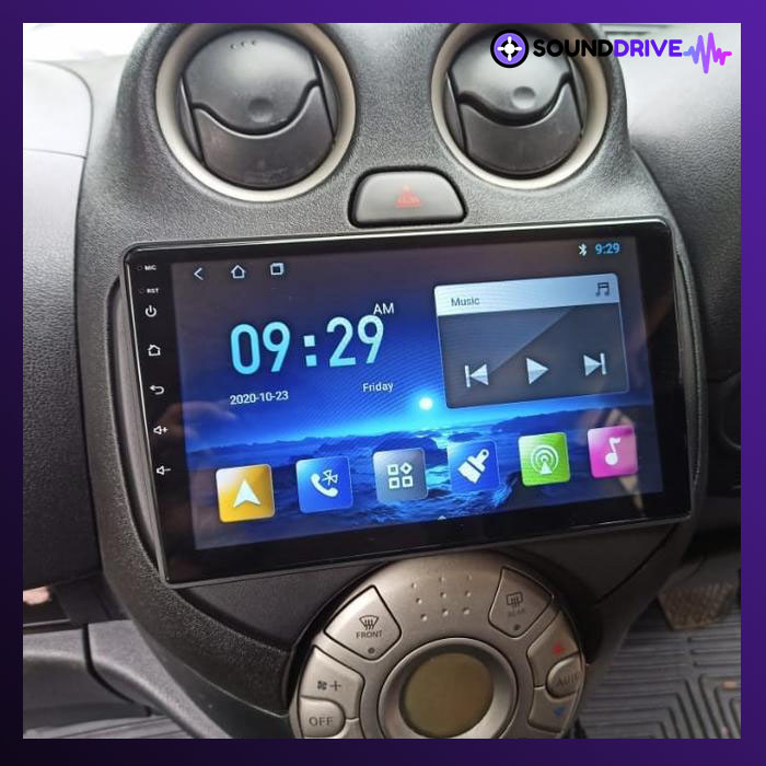 Frame Head Unit Android 9 inch for Nissan March - Image 3
