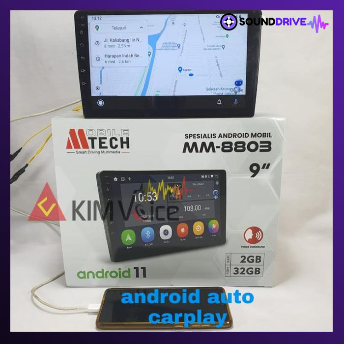 Head Unit Android 10 inch Mtech MM-8803 IPS Quantum Display Android 10 - Image 3