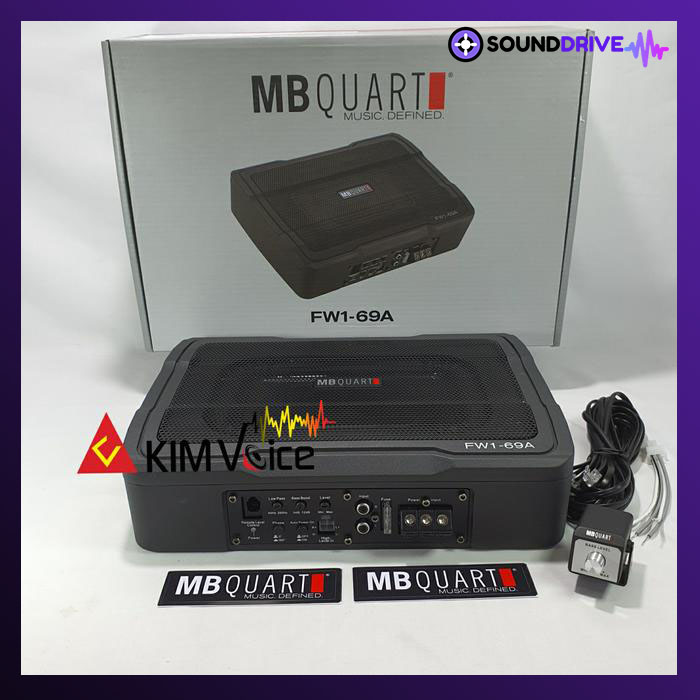 Subwoofer Kolong Aktif Slim MBQUART FW1-69A + with bass control - Image 3