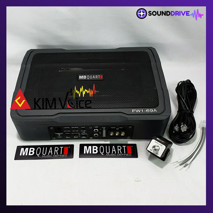 Subwoofer Kolong Aktif Slim MBQUART FW1-69A + with bass control - Image 5