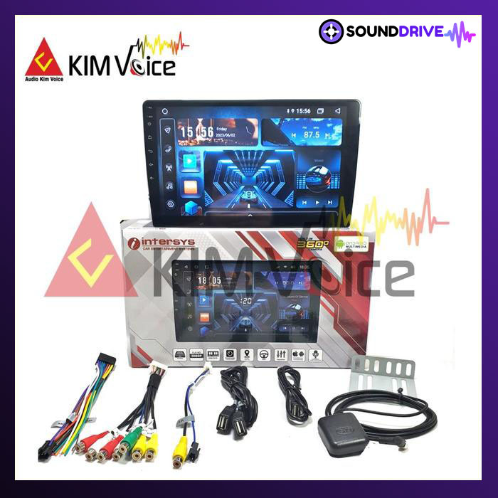 Head Unit Android Intersys 10 inch OEM Alphard 2015 up Soket pnp - Image 2